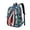 D, variant on Shark Print Waterproof Laptop Backpack with USB Port, Large Capacity Casual Bag for Travel, School & Daily Use