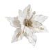 thumbnail image 5 of 2025 Flor de Pascua navideña con purpurina para colgar en el árbol de Navidad, corona floral para hacer tú mismo, decoraciones navideñas para Navidad, 5 of 5