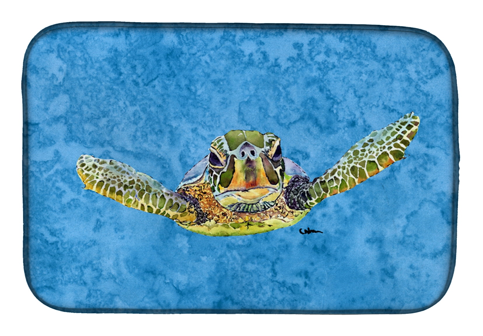 Turtle Dish Drying Mat