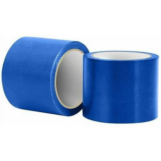 Cinta Adhesiva Impermeable Viaflex De 10 Cm X 10 M, Color Negro Liso De 3 Pulgadas