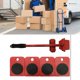 thumbnail image 5 of Plataforma rodante para mover muebles, elevador de muebles de diseño ergonómico, resistente, rotación de 360 ​​grados, amplia aplicación, 5 piezas para mesa, 5 of 7
