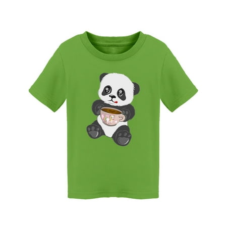 

Panda Drinking Coffee T-Shirt Toddler -Image by Shutterstock 3 Toddler