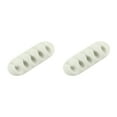 thumbnail image 1 of braveheart Silicone Cable Winder Desktop Management Clip Cable Holders Cable Organizer Good white 2Set, 1 of 6