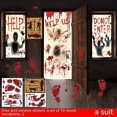 thumbnail image 4 of Lishi Halloween Zombie Handprints Window Door Decorations Set - 6pcs, 4 of 4