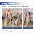 thumbnail image 4 of Fanwer Hard Plastic Sock Threader for Medium Calves - Sock Aid Device for Compression Stockings, 4 of 9