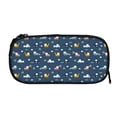 thumbnail image 3 of Vsdgher Modern Modern Excavator Print Large Capacity Pencil Case Pouch with Zipper, Portable Aesthetic Big Capacity Pencil Cases Pen Office Travel Stationery Bag, 3 of 8