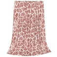 thumbnail image 2 of Zufioo Rose Gold Abstract Spots Fleece Blanket Queen Size,Plush Bed Blanket,Ultra Soft Throw Blanket,Plush Fuzzy Cozy Blanket Perfect for Bed,Couch-60"x50", 2 of 7