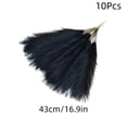 thumbnail image 3 of Black Pampas Grass - 10 Stems Faux Plumes for Vase, Table, and Halloween Decor, 3 of 7