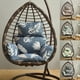 thumbnail image 4 of Cojín Suave para Silla Columpio Decoración de Jardín Interior con Antideslizante Lavable Cojín Colgante de Ratán para Silla Columpio ANGGREK  Otros, 4 of 8