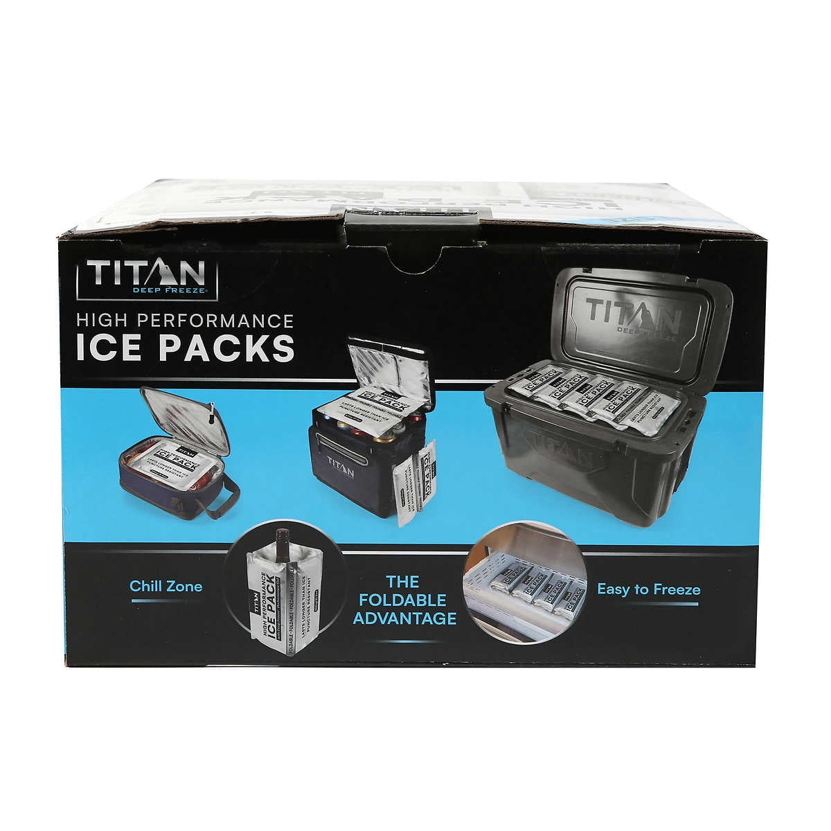 Titan High Performance Ice Packs, 8-pack
