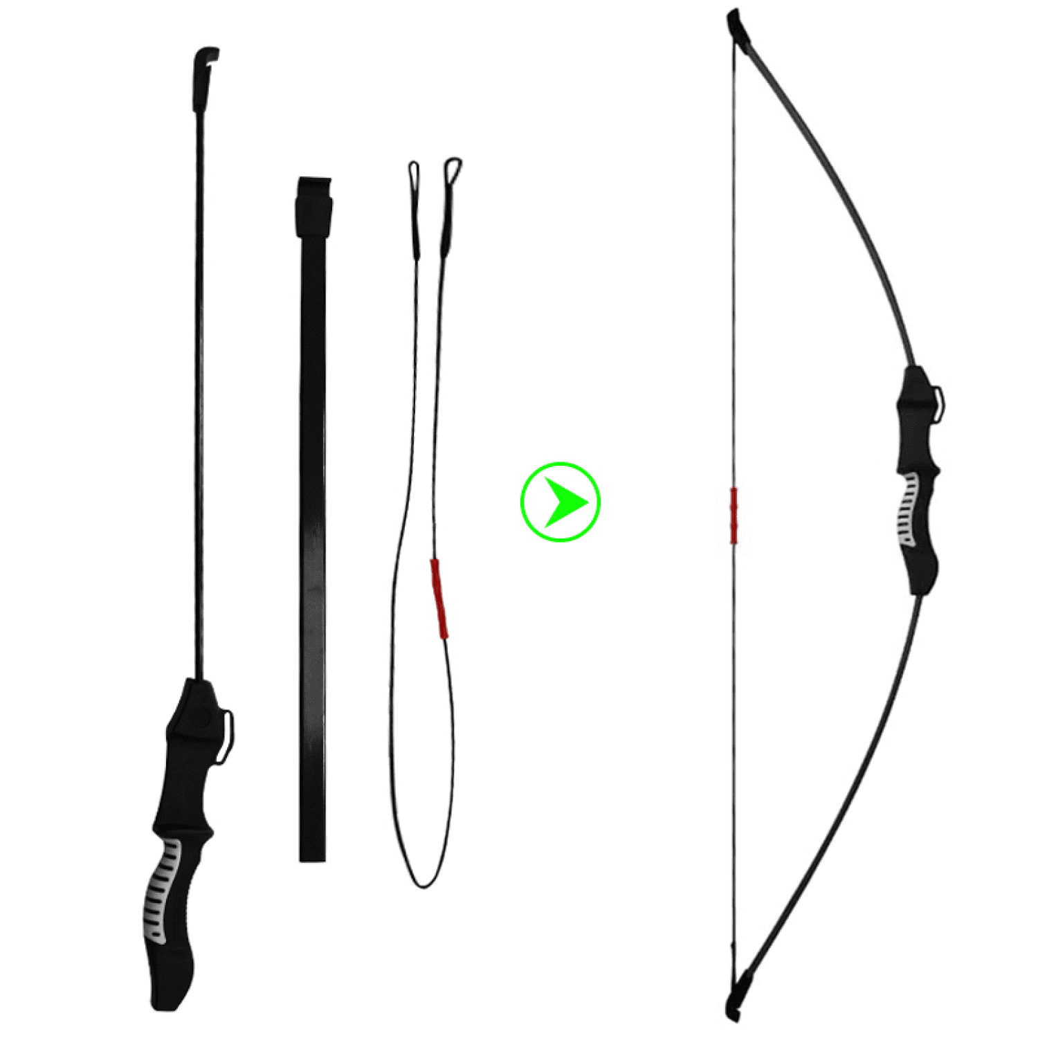 Clianle Bow and Arrows Set for Youth Beginner Archery ，Teens Recurve Bow Kit for Backyard Sport Shooting Training Game Gift with 10 Arrows, 5 Target Face Paper，1 Quiver and Armguard