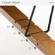 thumbnail image 4 of Upgraded bamboo adjustable cama tray mesa con foldable legs. lap escritorio para reading, writing, y laptop use in dorm o dormitorio (natural color), 4 of 9