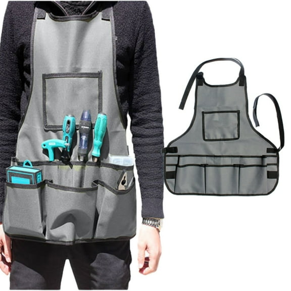 Clearance Apron Sleeve under $6 Mens Aprons Apron With Tool Pockets Gardening Apron Gardener Artist Apron Canvas Apron Grilling Garden Apron For Men Women With 14 Pockets Gardening Tool Work Apr