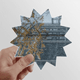 thumbnail image 1 of Autocollant Vinyle Soleil Photographie de la Ville de Snowscene pour Bagages Graffiti Fleur Décalcomanie, 1 of 3