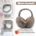 thumbnail image 5 of KitchenKey  Women Winter Ear Muffs Fluffy Faux Fur Earmuffs Foldable Ear Warmer Girls Soft Ear Covers, 5 of 11