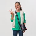 thumbnail image 3 of ZIPIT Shoulder Bag for Girls, Adjustable Crossbody Purse Made from One Long Zipper, Gift Box Included, 3 of 9