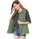 thumbnail image 3 of Chaleco Tipo Anorak Allegra K Estilo Cargo Ligero con Cordón Verde XL, 3 of 6