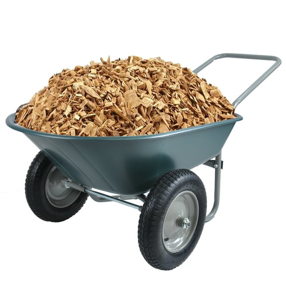 5-cu ft Steel Wheelbarrow