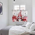 thumbnail image 3 of Valentines Kitchen Curtains Window Panels, Pink Red Love Heart Gnomes Eucalyptus Vintage Insulated Window Treatment Curtain, Grommet Curtains for Bedroom/Living Room/Bathroom, 2 Piece 52"Wx63"L, 3 of 8