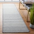 thumbnail image 2 of SAFAVIEH Kilim Luka Striped Runner Rug, Grey, 2'3" x 9', 2 of 4