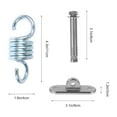thumbnail image 2 of 1ensemble Kit de Suspension pour Hamac Robuste Crochets Mousquetons Outil à Ressort, 2 of 8
