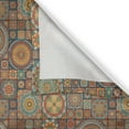 thumbnail image 4 of Ambesonne Moroccan Window Valance, Eastern Old Folkloric, 54" X 18", Turquoise Orange, 4 of 5