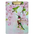 thumbnail image 1 of FMSHPON Hummingbird Spring Clipboard Hardboard Wood Nursing Clip Board and Pull for Standard A4 Letter 13x9 inches, 1 of 8