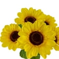 thumbnail image 3 of (4 pack) Mainstays 12.5 in Indoor Artificial Sunflower Pick, Yellow Color., 3 of 9