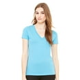 thumbnail image 4 of Bella + Canvas 8435 Ladies' Triblend Short-Sleeve Deep V-Neck T-Shirt, 4 of 5