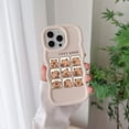 thumbnail image 4 of Bonita funda de teléfono Capybara para IPhone 15 14 13 12 11 Pro Max XR XS X 7 8 Plus SE20 Color caramelo funda trasera suave de TPU, 4 of 5
