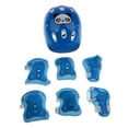 thumbnail image 2 of 7pcs de Casco de Seguridad para Niños con de en Puño de de Patines para de Patinaje , Azul, 2 of 8