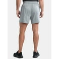 thumbnail image 3 of Athletic Works Men's and Big Men's Soft ButterCore Shorts, 6" & 8" Inseams, Sizes XS-5XL, 3 of 5