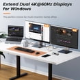 thumbnail image 4 of Estación de acoplamiento TOBENONE para doble monitor 4K @60HZ USB-C 65W PD, 4 of 9