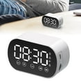 thumbnail image 2 of LED Digital Alarm Clock Wireless Bluetooth Speaker With FM Radio Portable Alarm Clock With Loud Alarm For Bedroom Desk Bedside Home Decor For Kids, 2 of 9