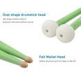 thumbnail image 2 of Palillo de tambor 2 uds mazo de tambor baquetas de tambor de doble cara mazos de buena sensación de mano palos de fieltro y puntas de arce baquetas de doble extremo para tocar el tambor Kettledrum Tomshoo  Palillo de tambor, 2 of 6