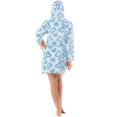 thumbnail image 2 of Casual Nights Women's Hearts Fleece Hooded Bathrobe Robe, 2 of 5