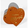 thumbnail image 3 of Inkdotpot Pack Of 100 Real Gold Foil Paper Tags Happy Retirement Favor Hang Tags, 3 of 6
