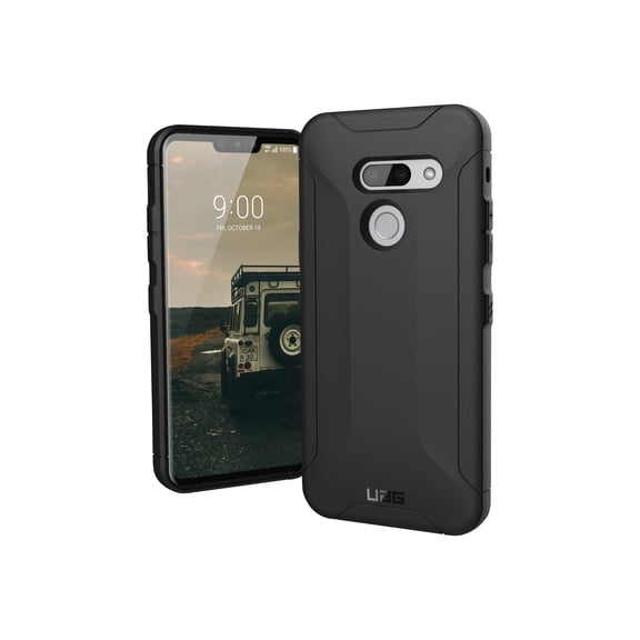 UAG Rugged Case for LG G8 ThinQ - Scout Black - Back cover for cell phone - black - for LG G8 ThinQ