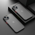 thumbnail image 1 of Shockproof Armor Matte Case For iPhone 14 13 12 Pro Max Plus Mini Luxury Silicone Bumper Clear Hard PC Cover Capa, 1 of 5