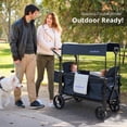 thumbnail image 2 of Cochecito Carrito MOMFANN Plegable Doble para Niños Azul, 2 of 8