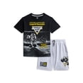 thumbnail image 3 of Monster Jam Boys Short Sleeve Graphic Tee and Shorts Set, 2-Piece, Sizes 4-16, 3 of 8