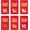 As shown, variant on Meggemo Year of the Horse Red Envelopes 6 Pack for Lunar New Year Good Luck Money Gifts Festive Celebration Traditional Design