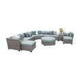 thumbnail image 2 of TK Classics Florence Wicker 11 Piece Patio Conversation Set with Ottoman and 2 Sets of Cushion Covers, 2 of 2