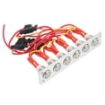 thumbnail image 4 of 6 Gang Switch Panel, Marine Boat Switch Panel DC 12V 6A  For Car RV Yacht, 4 of 8