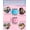 Blue+Pink, variant on 4-in-1 Math Roller Stamp Set for Kids - Addition Subtraction Multiplication Division Practice Tool - Refillable Randomized Math Exercise Stamp for Learning