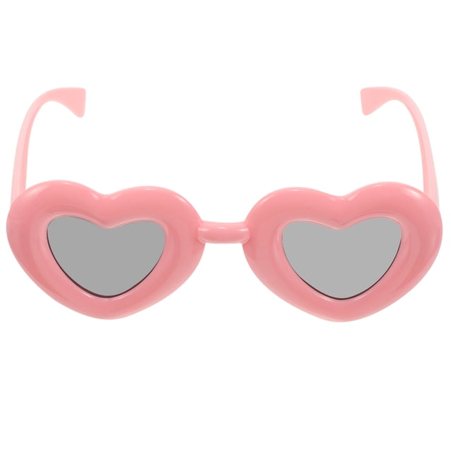 GOOHOCHY Gafas de sol con forma de corazón, gafas de fiesta, gafas de sol divertidas, gafas para fiesta en la playa, recuerdo de fiesta