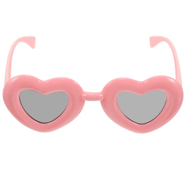 KAKOWELY Gafas de sol con forma de corazón, gafas de fiesta, gafas de sol divertidas, gafas para fiesta en la playa, recuerdo de fiesta