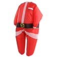 thumbnail image 2 of Inflatable Santa Suit Vivid Colors Battery Powered Inflator Polyester Inflatable Christmas Suit for 5.2 to 6.1ft Tall, 2 of 10