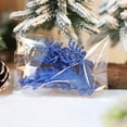 thumbnail image 6 of 6PCS Christmas Hanging Ornaments Christmas Tree Ornament Glitter Geetery Hanging Ornaments Xmas Holiday Home Decor/ Christmas Tree Deer Ornaments Blue 6Cm Beads Deer 6 Pack Opp, 6 of 7