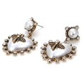 thumbnail image 5 of Milue Baroque Pearl Earrings Hyperbole Personality Bee Earrings Party Jewelry, 5 of 12